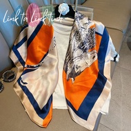 Silk scarf 90x90 - square silk scarf - HIGH QUALITY women's silk scarf