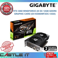 Gigabyte RTX 3060 WINDFORCE 2X OC 12GB GDDR6 RTX3060 12G D6 Graphic Card Nvidia GeForce GPU