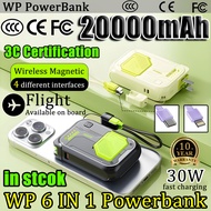 【CCC Certification】3C Powerbank 22.5W Fast charging 20000mah original Powerbank With AC plug 充电宝