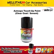 Autospa Solvent and Clear Coat Touch up paint Step1 and Step3