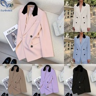 SUNBALEE SUIT Women's Oversized Style S-4XL Korean Design Pastel Colors Elegant Suitable For Work Or