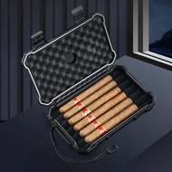Cigar Moisturizing Box 6-Pack Lanyard Hygrometer Humidifier Sealed Portable Multifunctional Storage 