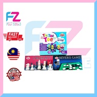 FAMILY BOARD GAMES CHESS SET ,, TIC TAC TOE ,, REVERSI GAMES