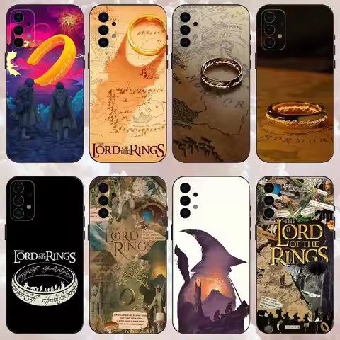 The L-Lord of the R-Rings Map Phone Case For Samsung Galaxy A13,A21s,A22,A31,A32,A52,A53,A71,A80,Sof