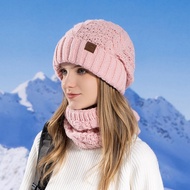 Women’s Knitted Winter Beanie & Scarf Set