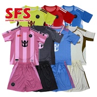 【SFS】 2025-26 Miami Jersey Football Soccer Jersey Kid and Adult  Kit（Top+shorts）