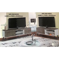 MR Online 5 Ft TV Cabinet TV Cabinet Rack TV Console Cabinet TV Media Storage Cabinet Almari TV Kayu