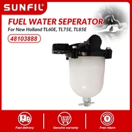 CJ7F 48103888 เครื่องแยกน้ำเชื้อเพลิงเหมาะสำหรับ New Holland Tl60e  Tl75e  Tl85e T6H1Nตัวตัดโซ่ ตัวต
