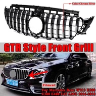 ตะแกรงหน้ารถสไตล์ W213 Grlil GT R/diamond สำหรับ Mercedes สำหรับ Benz W213 E300 E200 E43 E400สำหรับ 
