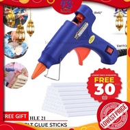 Hot Glue Gun / Gun Gam Panas / FREE 30PCS GG223-A / HLE21/ HLE20