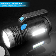 Senda Tactical Flashlight Zoomable Rechargeable Outdoor Waterproof Camping Hiking Travel Flashlight