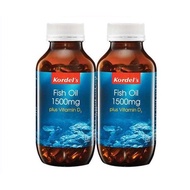 Kordel’s Fish Oil 1500mg + Vitamin D3 Softgel (120s x 2)