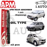 APM REAR OIL TYPE ABSORBER for PERODUA KANCIL 660 850 1 pair sepasang belakang