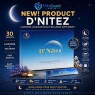 D’Nitez Lavender Valerian Night Wellness Supplement for Relaxing Bedtime Routine