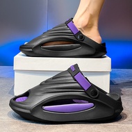 Ready Stock 46/47/48 Fashion Non-Slip Soft Slipper 2025 Summer Lightweight Casual Sandals Men Large 