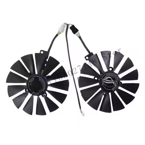 T 129215 SM DC12V 0.25AMP Graphics / Video Card Cooler Fan FOR ASUS STRIX RX570 4G GAMINGGraphics Ca
