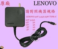 LENOVO 聯想 ThinkPad T490 20RY  20V 3.25A 65W TYPE-C 原廠變壓器