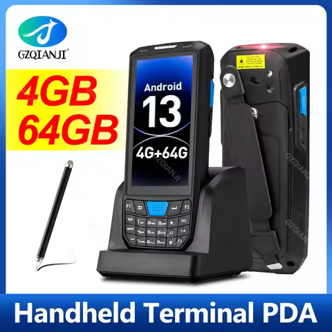Android 13 PDA Rugged Handheld Terminal PDA Data Collector Honeywell 1D 2D QR Barcode Scanner Invent
