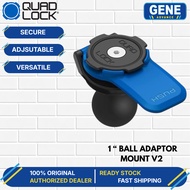 Quad Lock 1 Ball Adaptor Motorcycle Mount V2 | Phone Holder Mount | 100% Original | Authorized Deale