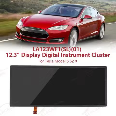 LA123WF1(SL)01 LA123WF1(SL)(02) 12.3" LCD Display Digital Instrument Cluster Screen for Tesla Model 