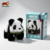 LAHOMIA Electric Stuffed Cuddly Cuddly Artificial Material Bamboo Leaf Panda