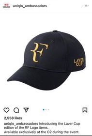 Uniqlo Federer Cap Laver Cup 2022 (Limited Edition)