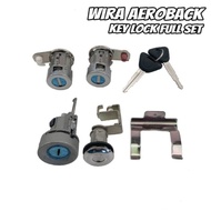 Proton Wira Key Set Starter Switch Door Key Set Wira Sedan Aeroback A/B Full Key Set Starter Ignitio