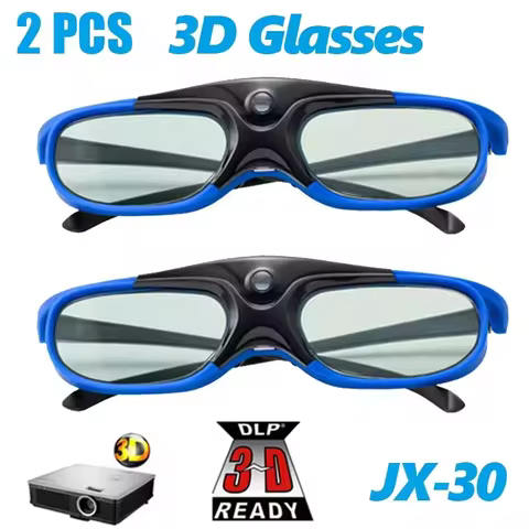2PCS 3D Glasses Active Shutter 96-144HZ for BenQ Acer X118H P1502 X1123H H6517ABD H65108D Optoma JmG