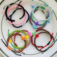 Handmade Macrame Cross Catholic Bracelet | Catholic Accessories