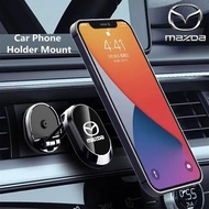 NEW MAZDA 2 3 6 6e CX-3 CX-30 CX-5 CX-8 BT-50 MX-5 MX-5 Car Phone Holder Magnetic Type Strong Foldab