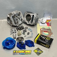 w125เสื้อลูก+ชุดลูกเสื้อพร้อมใส่ 4ฝาวาล์ว/ลูกLHK+ลูก56/57/58/59/60/66/61