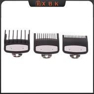 X.B.K 3Pcs Hair Clipper Guards Guide Combs Trimmer Cutting Guides Styling Tools Attachment Compatibl