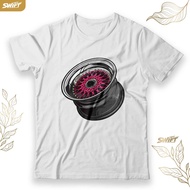 Bbs RS Car Alloy Wheel KAOS DISTRO BAJU TSHIRT