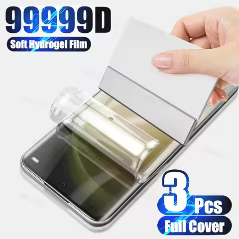 3Pcs Hydrogel Film For Huawei Mate 40 RS P Smart 2021 nova 8 nova 8 SE 5G Dimensiy 720 800U Y7a Scre