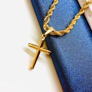 Serendipity  Plain Cross Necklace For Men Gold Necklace For Men Stainless Necklace For Men Cross Necklace For Men Stainless Gold Necklace For Men Necklace Gold Mens Necklace Stainless Cross Pendant Necklace For Men Cross Pendant For Men Necklace