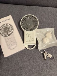 miffy x canvas portable fan 手提風扇仔 brand new 全新