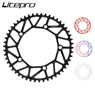 Litepro Folding Bike Hollow Chainring 46T 58T 130BCD Single Sprocket Chainwheel Crankset Road Bicycle Chain Wheel