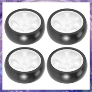(Y W Z H)4Pcs Hard Plastic Drift Tire Tyre Wheel for  284131 K969 K989 P929 Mini-Z Mini-Q Mini-D 1/2
