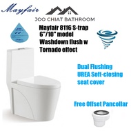 Mayfair 8116 S trap WC Toilet bowl tornado flush