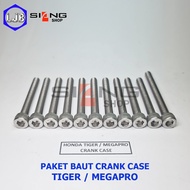 Original TIGER MEGAPRO Stainless Crankcase L Bolt THE A2-70