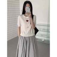 Eleven.Fashion Heart Knitted Top A2737-1