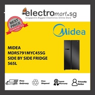 MIDEA MDRS791MYC45SG SIDE BY SIDE FRIDGE 565L