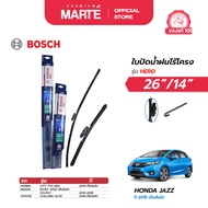 BOSCH HERO Wiper Blade For HONDA CITY 7TH GEN/NISSAN KICKS/TOYOTA COLLORA ALTIS Size 26"/14" Inches