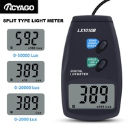 RCYAGO เครื่องวัดความสว่างแบบดิจิตอล 0-50000 Lux เครื่องวัดแสง LIGHT METER