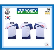 (BTM-34)Ready stock and ship from Malaysia 2021 Yonex Korean Team Badminton Jersey#YONEX