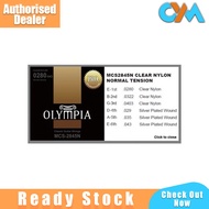Olympia Classic Guitar String mcs 2845H Clear Nylon 0285-044 Hard Tension PRO Professional FULL SET 