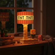 Minecraft Merchandise Game Elements TNT Night Light mc Building Block Light Student Bedside Light At