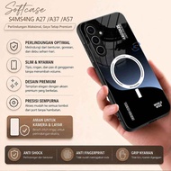 Softcase Glass Glitter Glass For SAMSUNG A27 A37 A57 - Casing hp Samsung A27 A37 A57 - K09