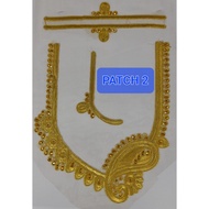 PATCH02 SAREE BLOUSE EMBROIDERY WORK BACK DESIGN