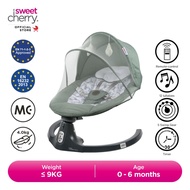 Sweet Cherry B03 Cozy Infant Swing, Electric Baby Swing Chair Rocker with Remote Control, 5 Swing Sp